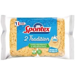 Eponges tradition super résistantes absorbantes n2x2