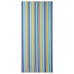 Rideau de porte Tahiti PVC 90x200 cm - multicolore