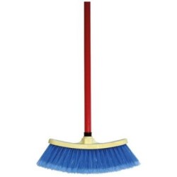 Balai gondole fibre vinyl fleuré ref.IG