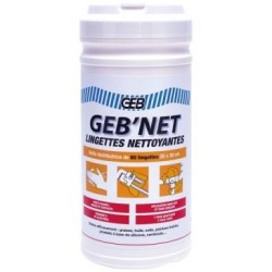 Lingettes nettoyantes mains et surfaces gebnet seau x80