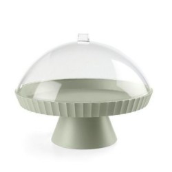 Support à gâteaux 30 cm + cloche + pelle à tarte Kaki - Paestum Agora