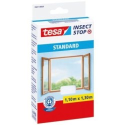 Moustiquaire Standard pour fenêtres 1,10m x 1,30m blanc