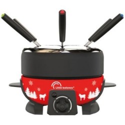 Service à fondue 8 personnes Rouge - Happy Meuuuh - 8689