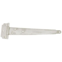 Penture anglaise épaisseur 20mm zingué blanc 15cm