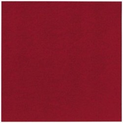 Lot 12 serviettes 40 x 40 cm Bordeaux - Dunisoft Bio