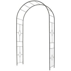 Arche tube rond 16mm basics vitrail noir