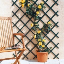 Trellis extensible pvc lattes standards 1x2 vert
