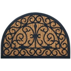 Tapis cuba 40x60 cm demi lune volutes