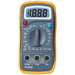 Multitesteur digital base cat3 600v