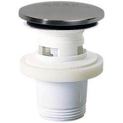Bonde de lavabo fermeture par pression quickclac clapet inox