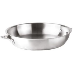 Poêle inox 32 cm - Combi