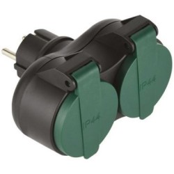Biplite 3P+T 16A ip44 noire