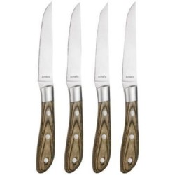 Coffret 4 couteaux à steak Bois de Pakka - Achille