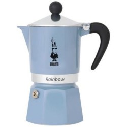 Cafetière italienne 6 tasses Bleu Azur - Rainbow