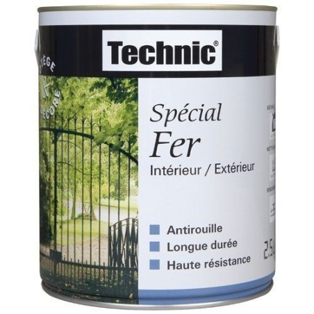Technic peinture fer 2.5l blanc cassé