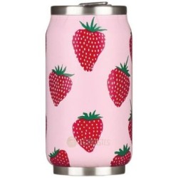 Canette isotherme 280 ml Strawberry - Pull Can'It Vintage