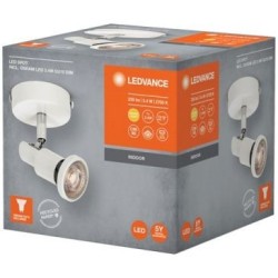 Spot LED GU10 1x3 W chaud blanc inclinable