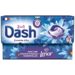 Lessive pods Dash envolée d'air x19