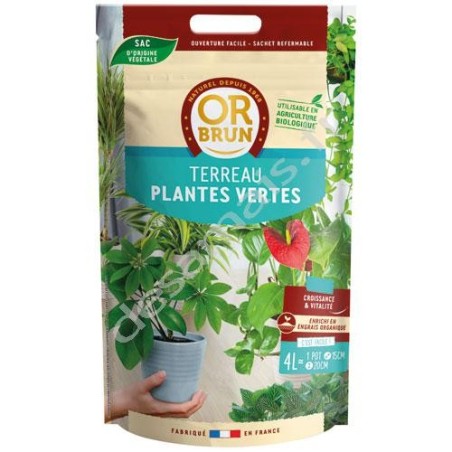 Terreau plantes vertes 4l