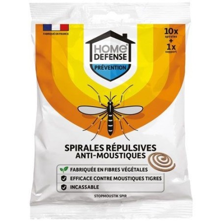 Spirales répulsives anti-moustiques sachet de 10