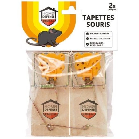 Tapette piège à souris classiques x2