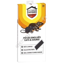 Pièges rats et souris englués x2