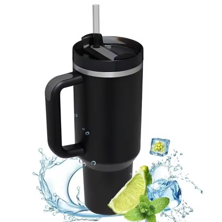 Thermos en acier inoxydable avec poignée - 1,2L