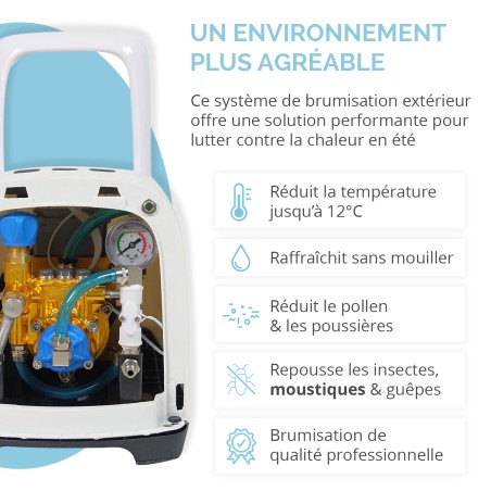 Système de brumisation haute pression 30 buses - Livraison avril 2027