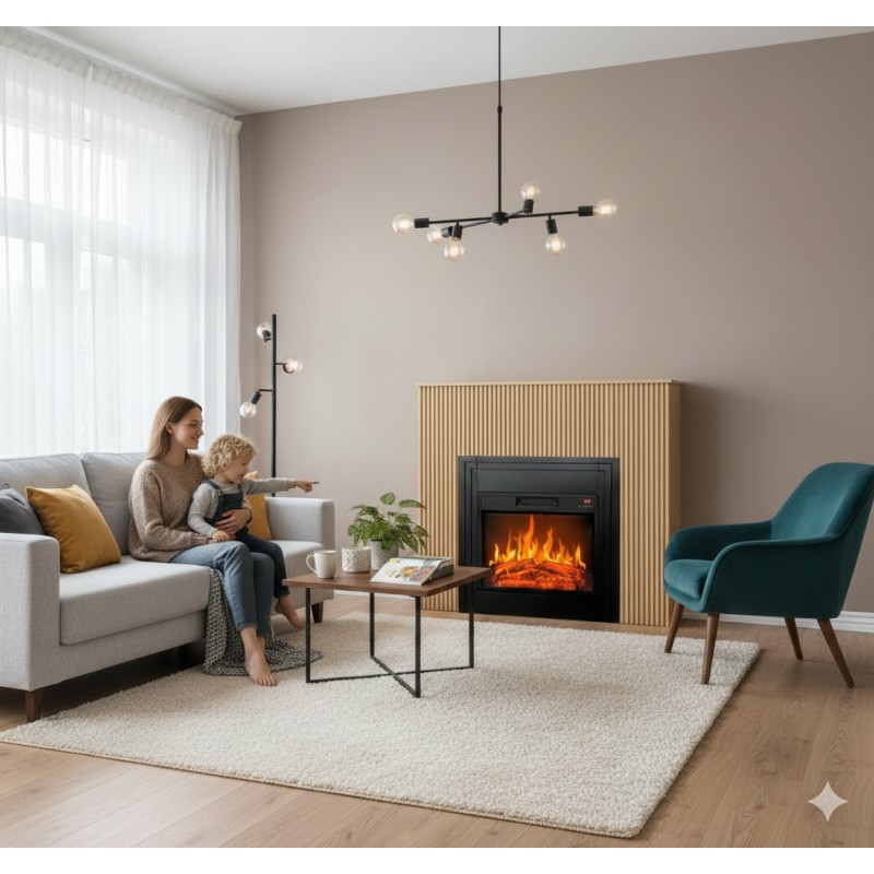 Cheminée électrique Ambra