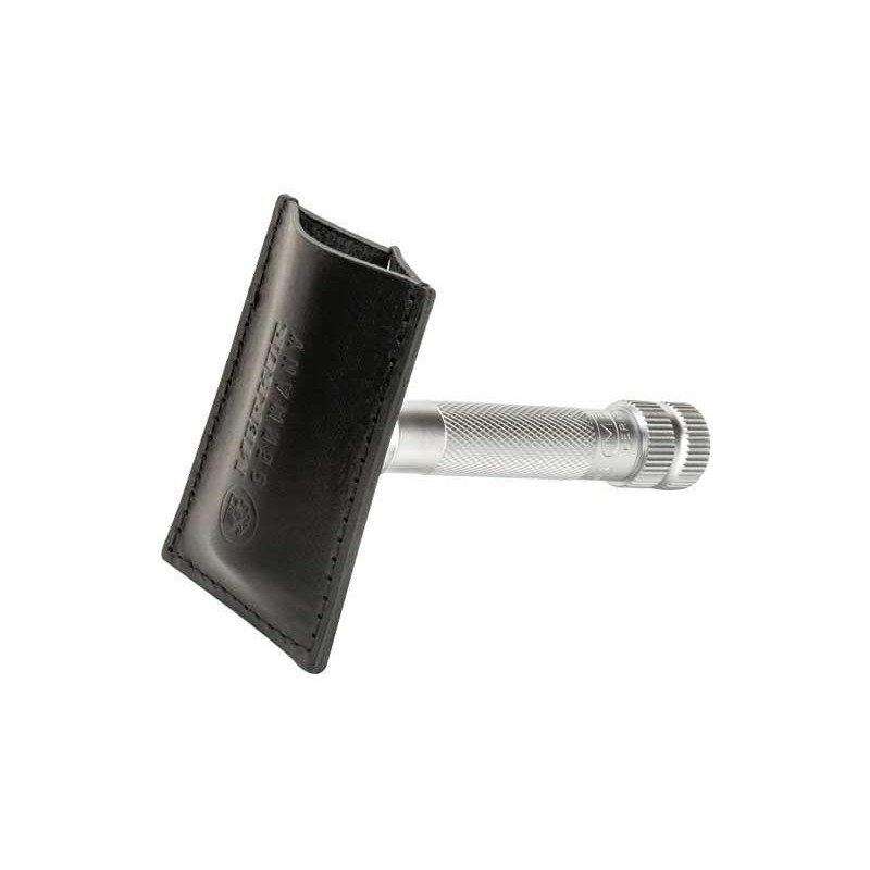 Support chrome mat pour rasoir