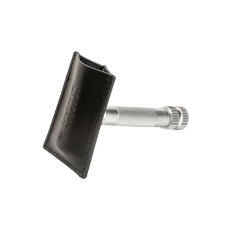 Support chrome mat pour rasoir