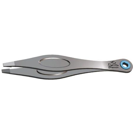 Pince à épiler sablée 100 mm bords droit