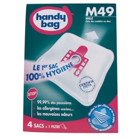 Sac aspirateur non tissé x4 miele m49