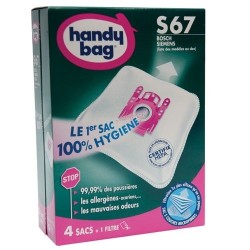 Sac aspirateur non tissé x4 bosch s67