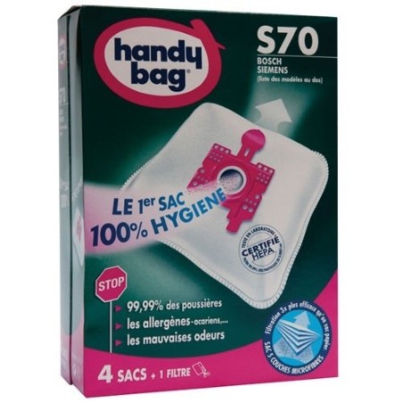 Sac aspirateur non tissé x4 bosch s70