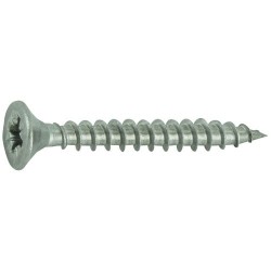 Vis inox agglo tête fraisé pozidriv a2 3.5x20mm sachet de