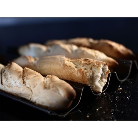 Moule 4 baguettes revêtu 38x32 cm