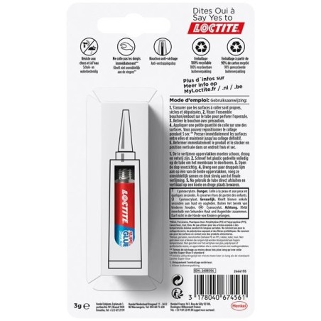 Super glue3 colle power easy 3 g