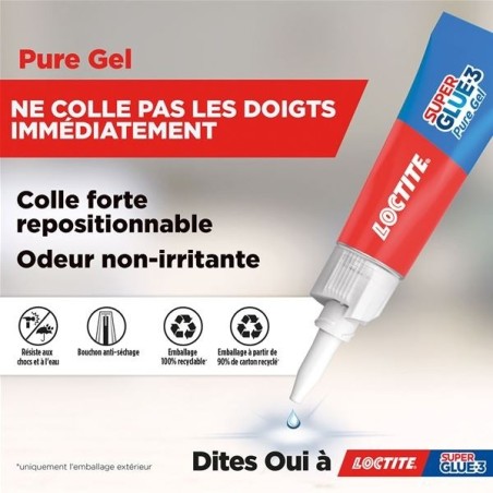 Super glue3 colle power easy 3 g