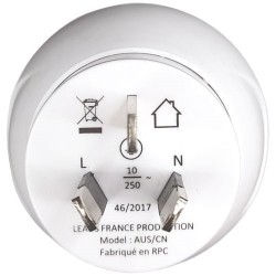 Adaptateur de voyage - France/Australie et Chine