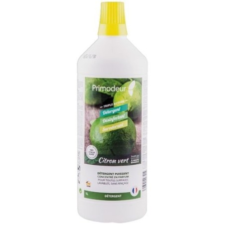 3D Nettoyant Désinfectant Surodorant 1 litre Parfum Citron Vert
