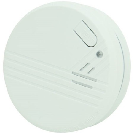 Détecteur de fumée - 10A - lithium 9V - 85dB - blanc