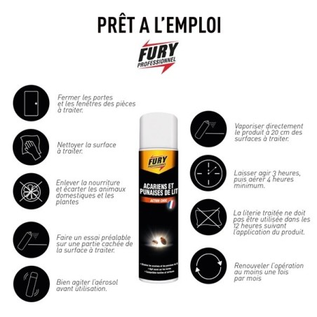 Wyritol anti acarien + punaise 500 ml
