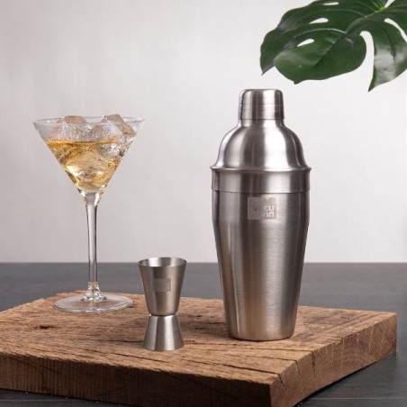 Shaker à cocktail - Acier Brossé