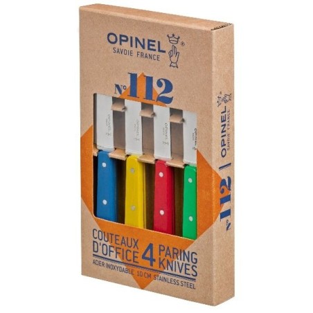 Coffret de 4 couteaux Office Couleurs - Classique