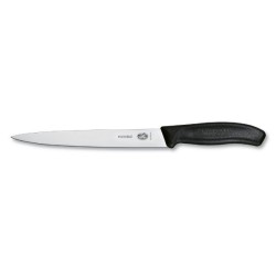 Couteau filet de sole noir 20 cm flexible - Fibrox