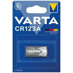 Pile cylindre - Lithium - CR123A / 3V - lot de 1