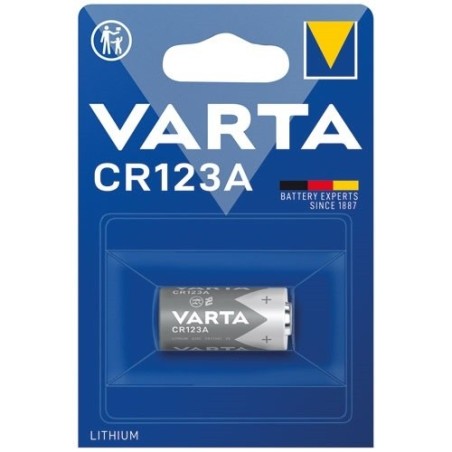 Pile cylindre - Lithium - CR123A / 3V - lot de 1
