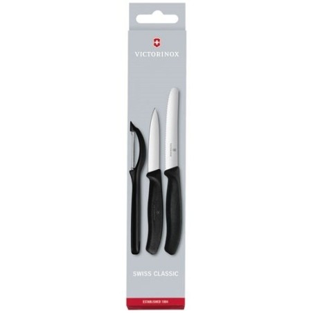 Set 3 pièces Noir - Swiss Classic