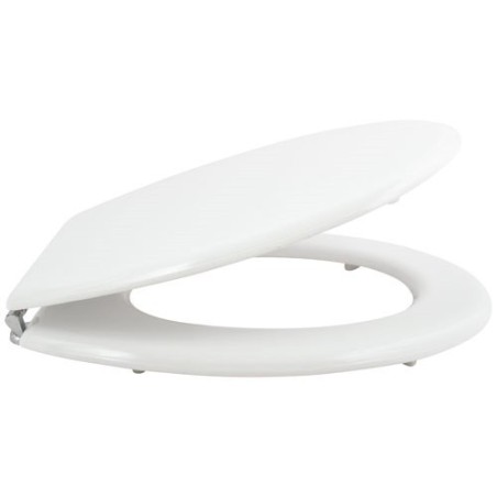 Abattant wc mdf blanc charnière zinc